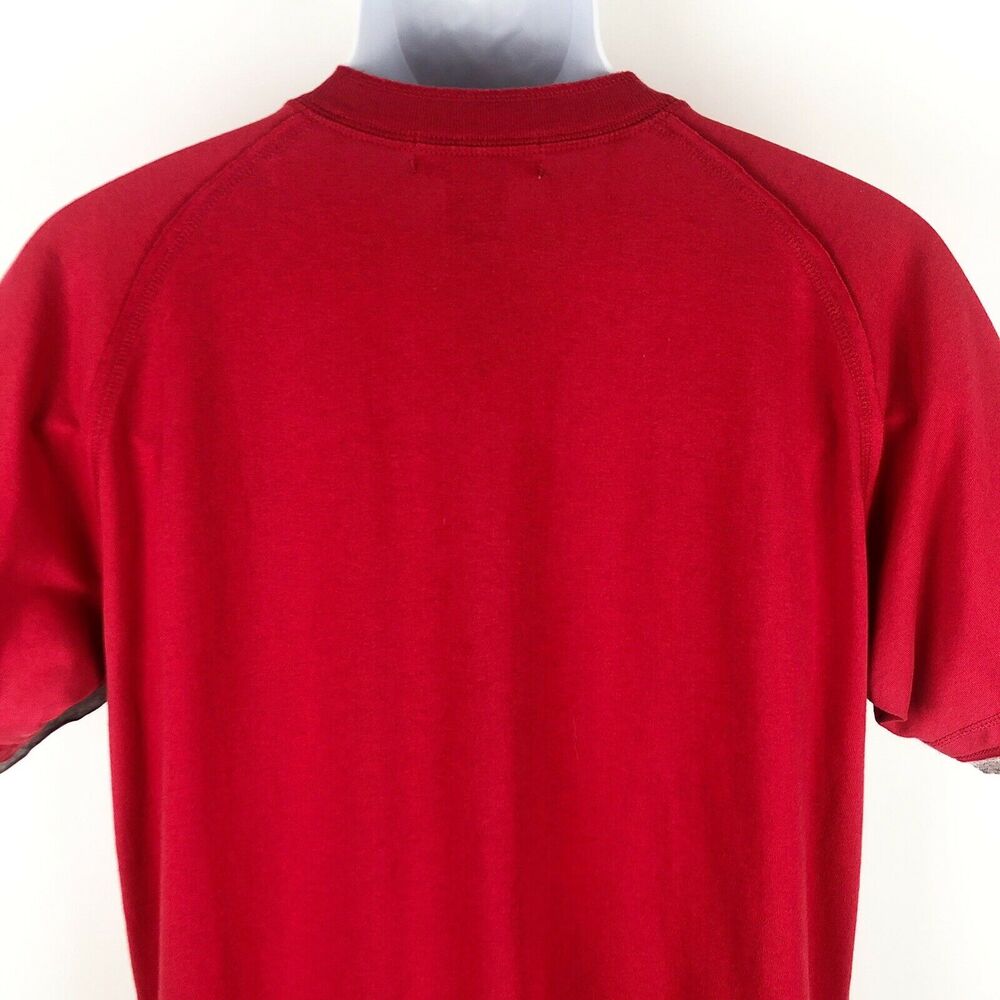 Nike Philadelphia Phillies Henley Shirt Mens Large Sewn Logo Short Sleeve Jersey - Picture 9 of 12